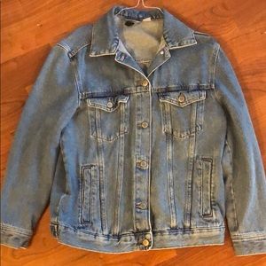 Oversized denim jacket
